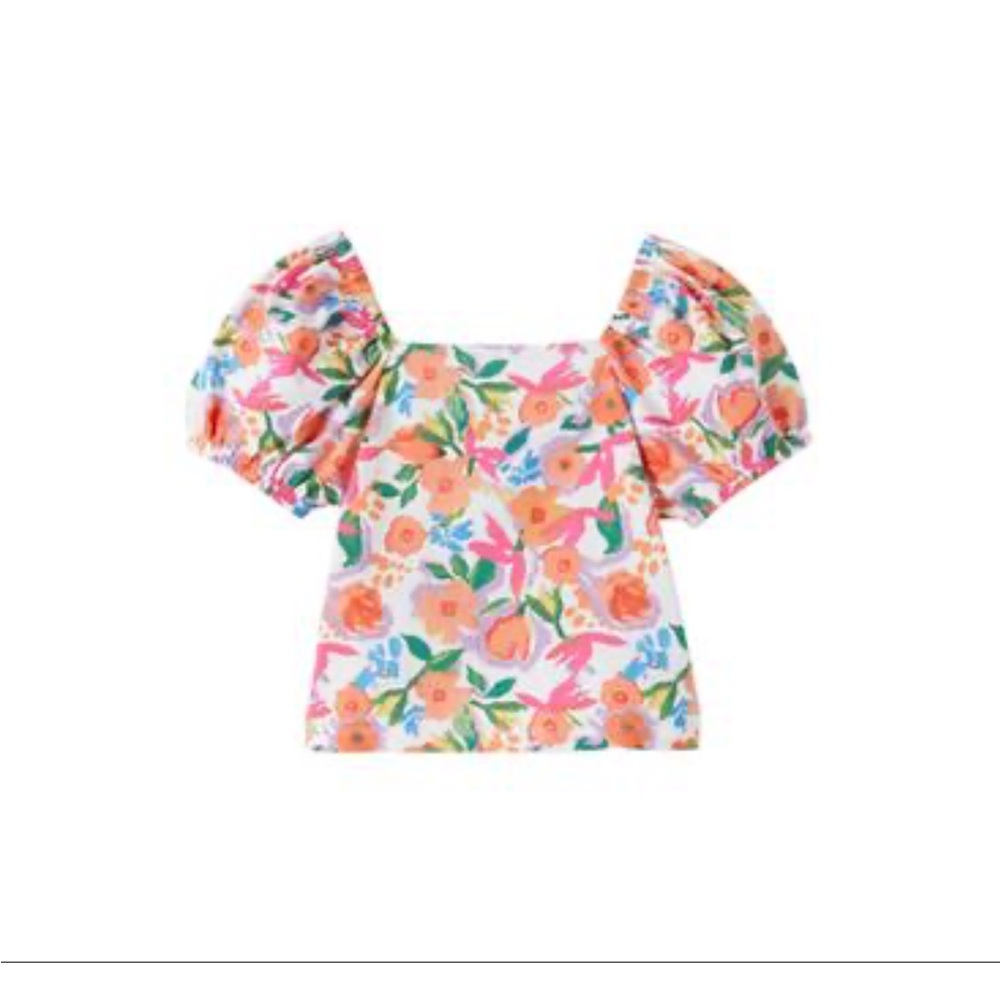 Zara Multicolor Patterned Top